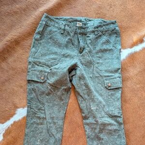 Floral Patterned Cargo Pants